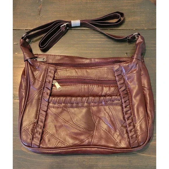 Patchwork Suede Boho‎ Hippie Crossbody / Shoulder Bag