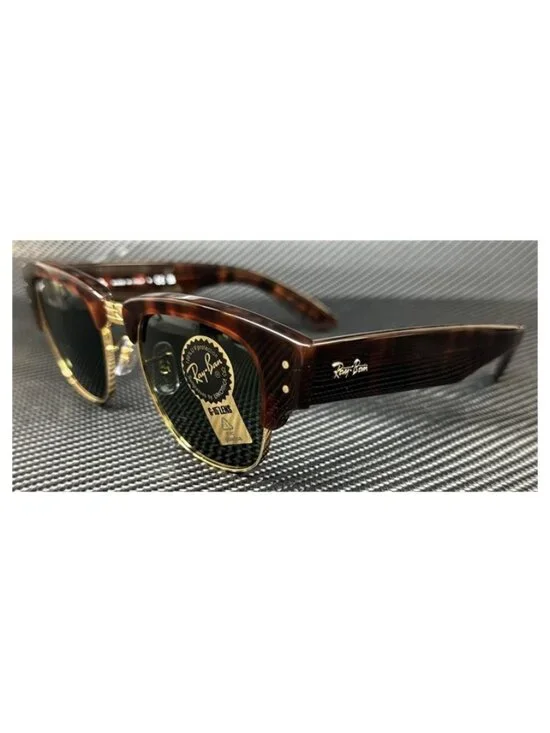 New Ray-Ban Men Tortoise On Arista Sunglasses 50-21-145