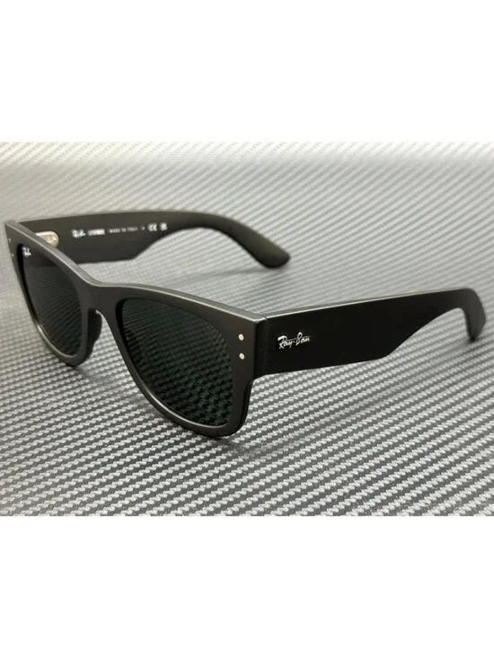New Ray-Ban Men Matte Black Sunglasses 52-21-145