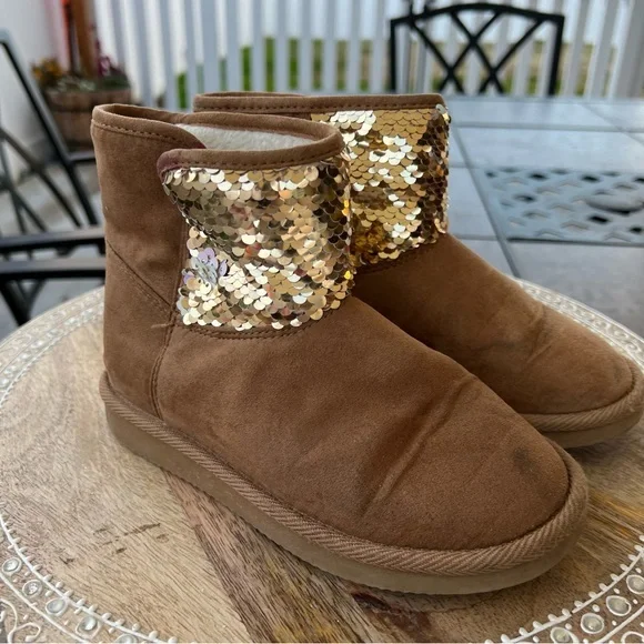 Girls sequin boots‎
