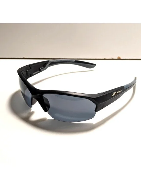Piranha Men's Warp Black Rubber Sunglasses Sporty Style Outdoors