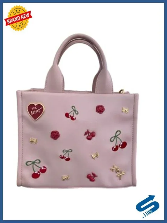 Faux Leather Dual Compartment Crossbody Bag with Detachable Charm and