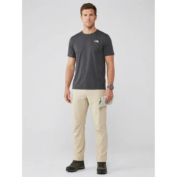 The North Face Mens Tan Beige Stretch Technical Outdoor Hiking Pants Size 36