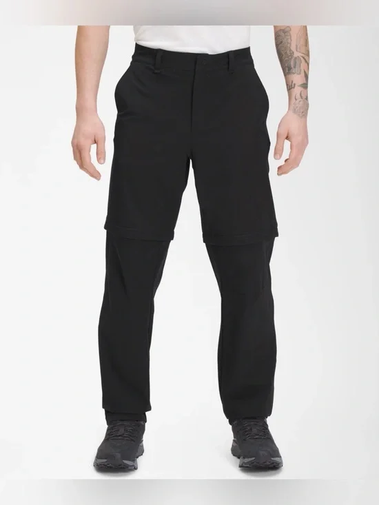 NWT The North Face Pants Paramount Convertible Hiking Men’s 36x30 Short Black‎