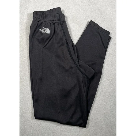 VTG The North Face Base Layer Pants Men's Small Black Midweight Full Length USA