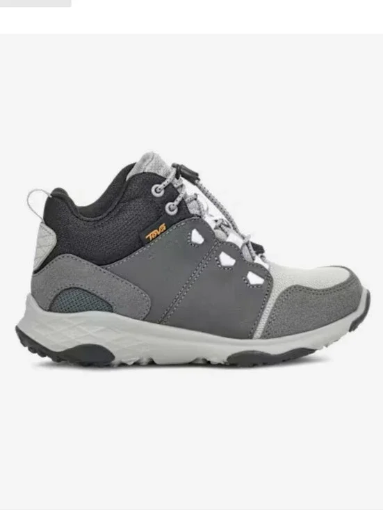 TEVA Canyonview MID Gray and Black Hiking Boots Toddler Kids 8