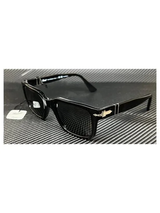New Persol Men  Black Sunglasses  55- 20- 145