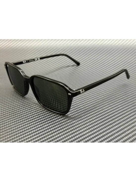 New Ray-Ban Men Black Sunglasses 58-18-145