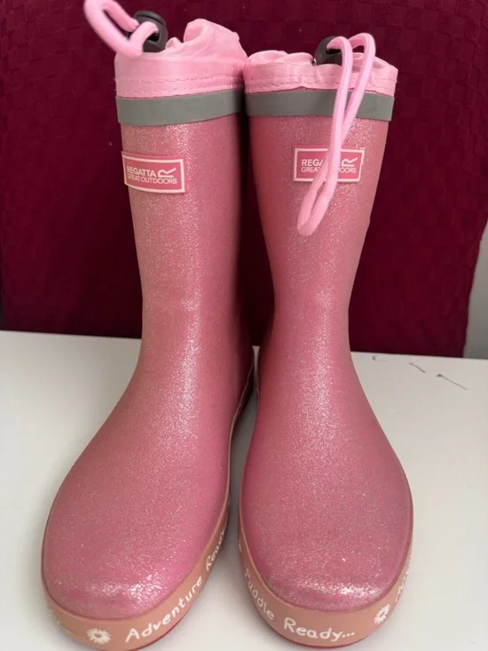 Regatta Great Outdoors Peppa Pink Kids Rain Boots