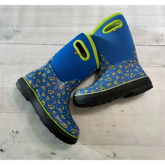 BOGS kids classic snow boots taco with sunglasses youth size 3‎