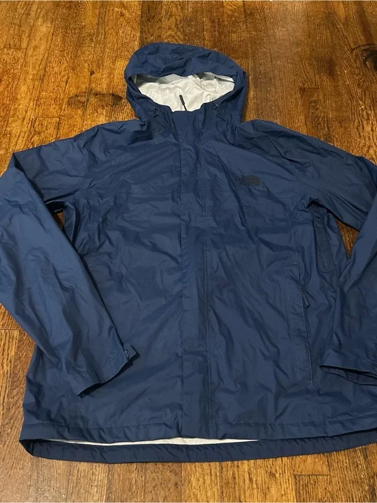 The North Face Men's Hooded Raincoat - Navy