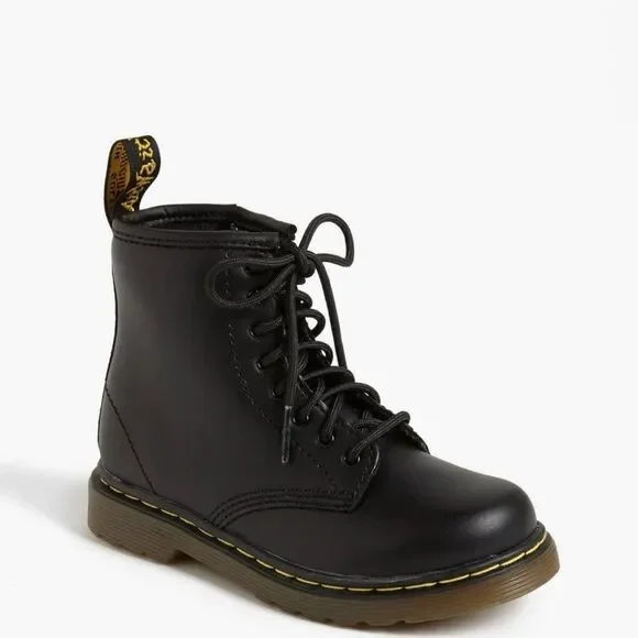 Dr. Martens 1460 Black Lace-Up Leather Boots Sz 12
