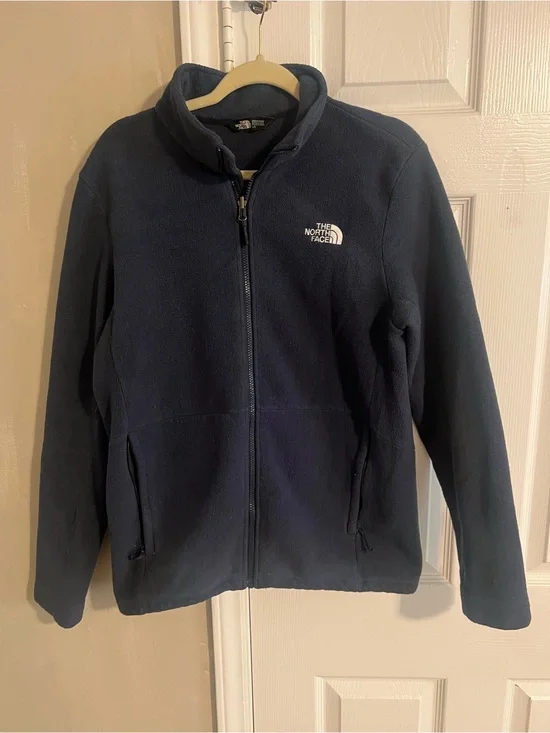 The North Face Dark Navy Full-Zip Fleece Jacket