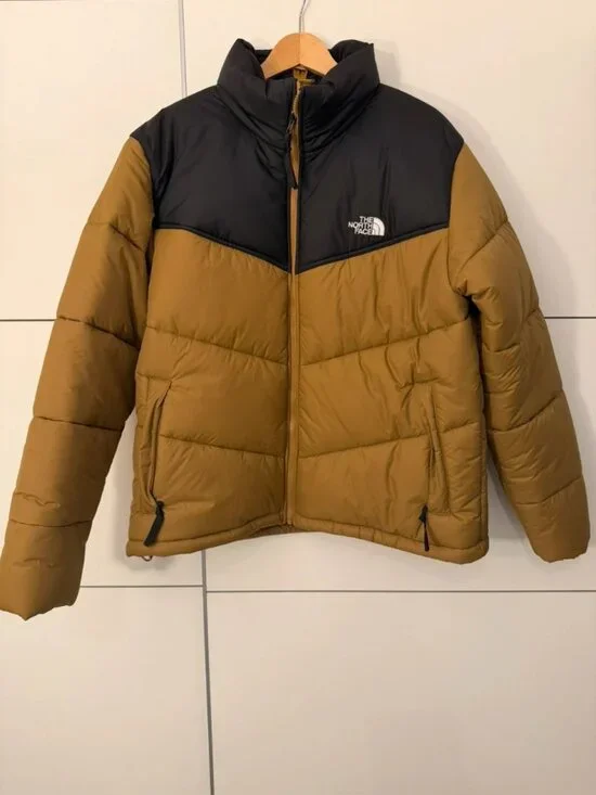 The North Face Saikuru Puffer Jacket Brown/Black Size XL