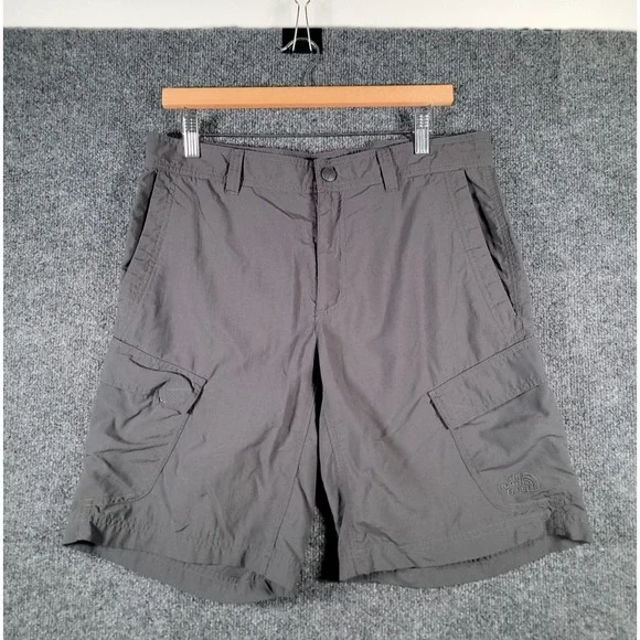 The North Face Shorts Mens Size 32 Gray Hiking Outdoor Nylon Gorpcore Camping 9