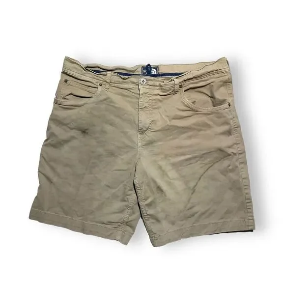 🧗‍♂️ The North Face Men’s Gray Chino Shorts Sz 36 🌫️‎ Rugged Comfort