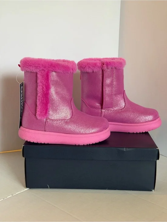OshKosh B'gosh Pink Faux-Fur Boots