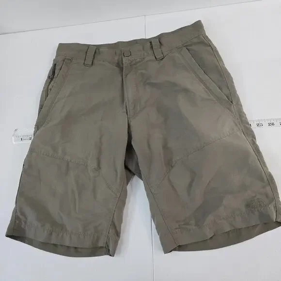 The North Face Men’s AXEZ Cargo Shorts Green Size 34 Outdoor Hiking Utility 6374