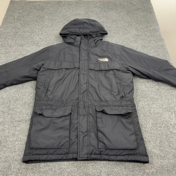The North Face Parka Jacket Men M‎ Black HyVent McMurdo Insulated Gorpcore Util