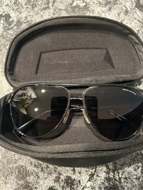 Armani Exchange AX2002 Polarized Aviator Sunglasses