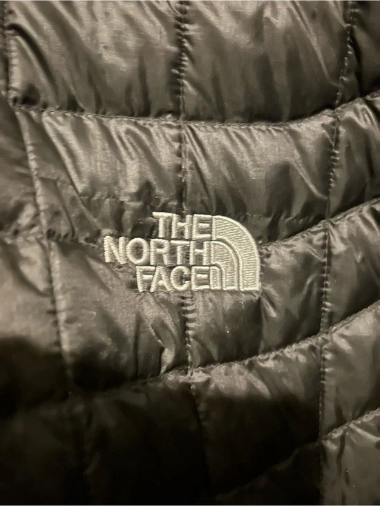 The North Face Black Quilted Jacket with Embroidered Tito's Logo (XL)