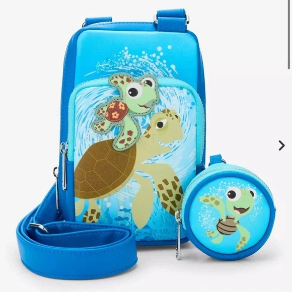 Loungefly Disney Pixar Finding Nemo Crush & Squirt Crossbody Bag - Exclusive