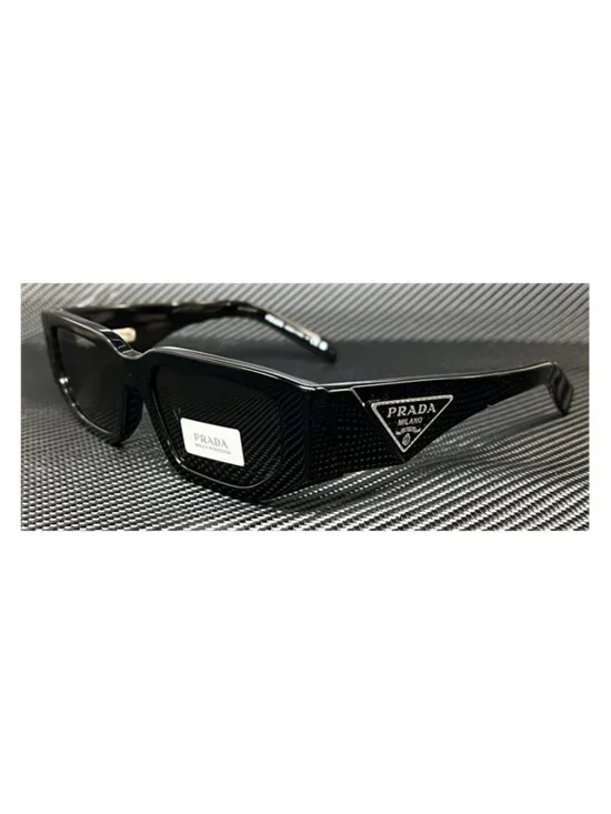 New PRADA Men Black Sunglasses 55-17-140
