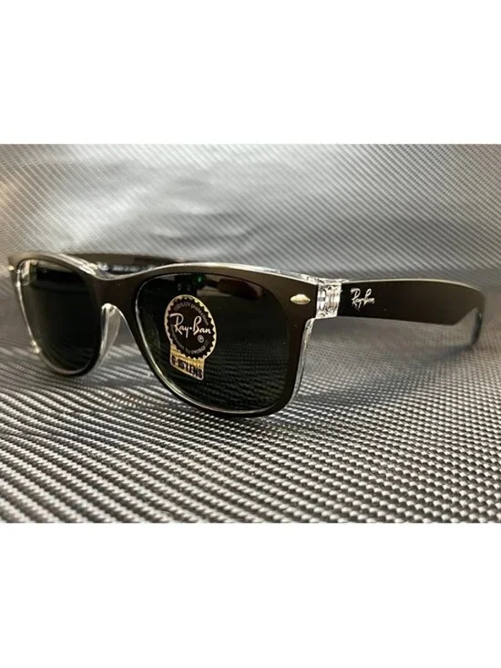 New Ray-Ban Men  Black Sunglasses  55- 18- 145