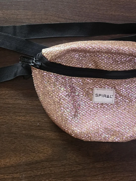 Official Spiral UK Fanny Pack In The Discontinued Rose Sequin Version