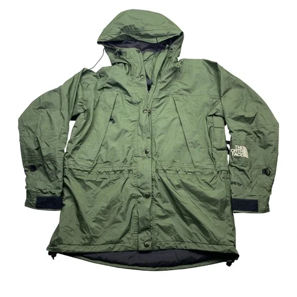 The North Face Gore-Tex Mountain Light 2 Parka‎ Jacket Olive Green Womens Sz S
