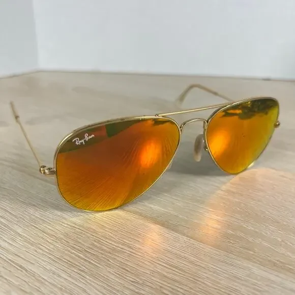 Ray-Ban RB3025 Aviator Large Metal 112/69 Sunglasses FRAMES ONLY 58-14
