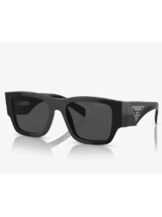 Prada Men's Black Dark Grey Sunglasses NEW Original