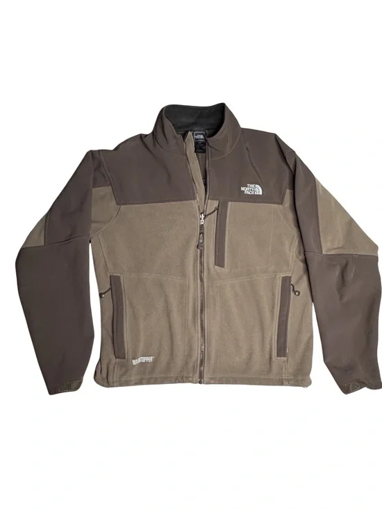 The North Face Windstopper‎ Jacket Mens Large Brown Softshell Full Zip Outdoor