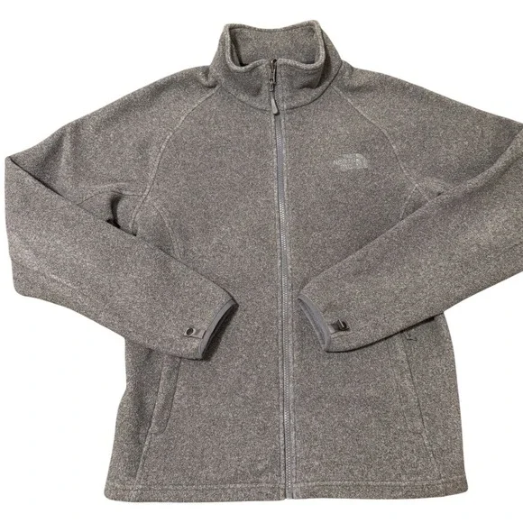 The‎ North Face Fleece Jacket Full Zip Mens Small Grey Casual Outdoor