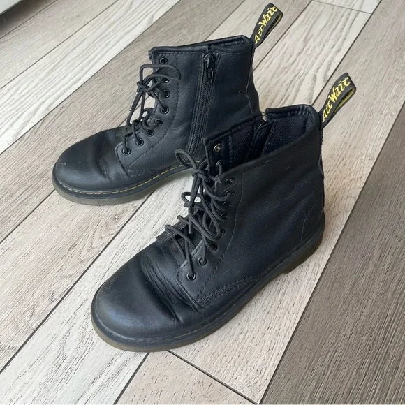 Dr. Martens Black Lace-Up Boots