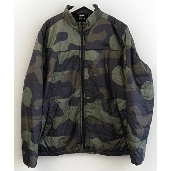 Mens The North Face Bombay Camo Jacket Sz XL Insulated EC