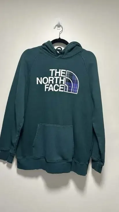 The North Face Women’s Deep Teal Hooded Sweatshirt Size XL