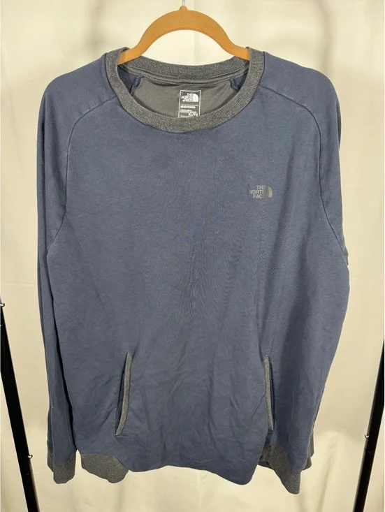 The North Face Men's XL Crewneck Sweatshirt Blue Gray