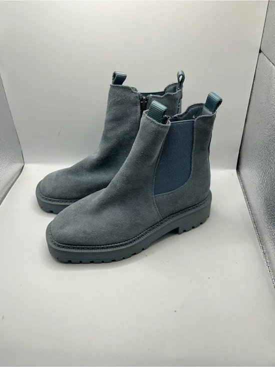 Sam Edelman Kids Blue Suede Chelsea Boots