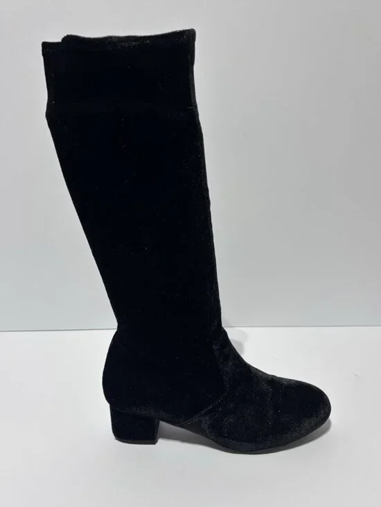 Sam Edelman Big Kids’ Tate Stretch Black Fashion Boots, Girls’ Size 3 M