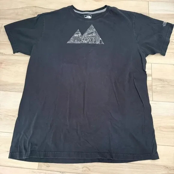 The North Face Mens Shirt Black Short Sleeve  Size XL