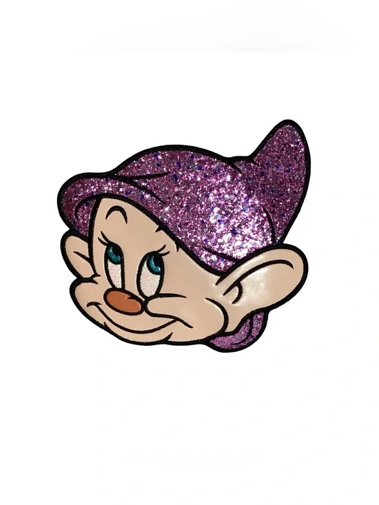 Danielle Nicole Disney Snow White Glitter Dopey Dwarf Kitsch Crossbody Bag READ