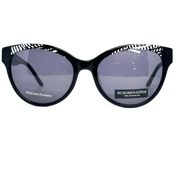 BCBGMAXAZRIA Embrace Black Combo Sunglasses Frame 53-18-130mm‎ H13537