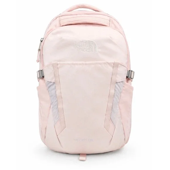 The North Face Pivoter Backpack Light Pink Laptop School Bag NWT