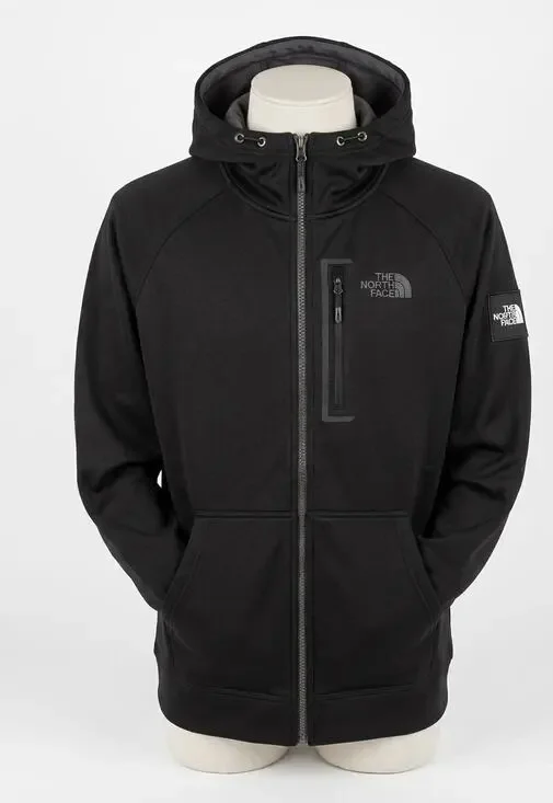The North Face Tenacious Hybrid Hoodie Black Full Zip Jacket Sportswear Size s