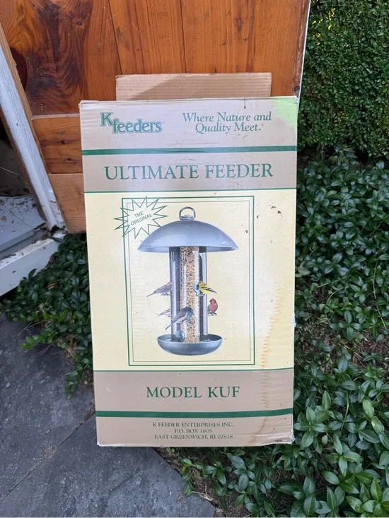 Vintage K-Feeders Ultimate Model KUF Wild Bird Feeder With Squirrel Guard