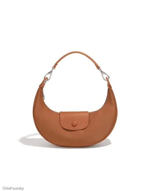 Lightweight Nylon Crescent Moon Hobo Bag Shoulder Crossbody Purse Women