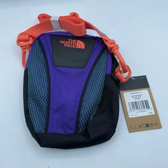 The North Face Y2K Shoulder Bag Adult OSFA Purple Blue Hiking Outdoors NWT