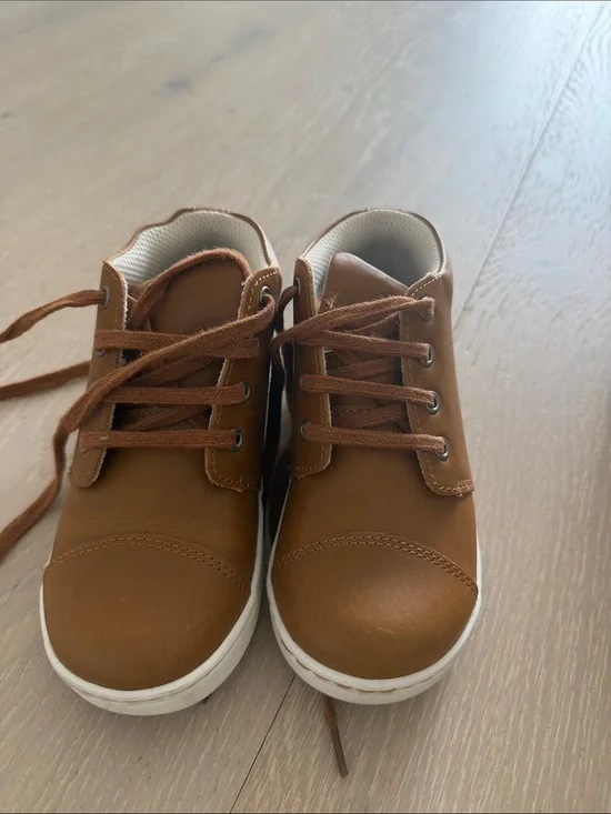 L'Amour Brown Kids Dress Shoes