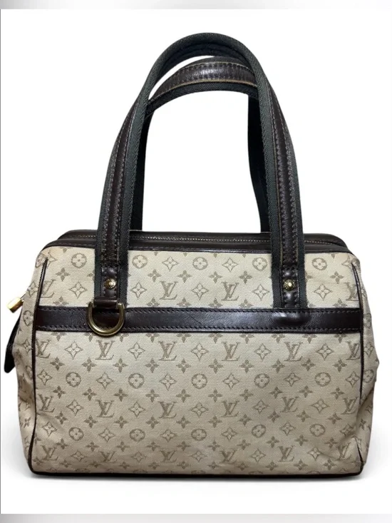 Louis Vuitton Brown Mini Lin Josephine PM